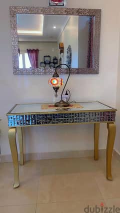 Console Table and Homecenter Mirror!