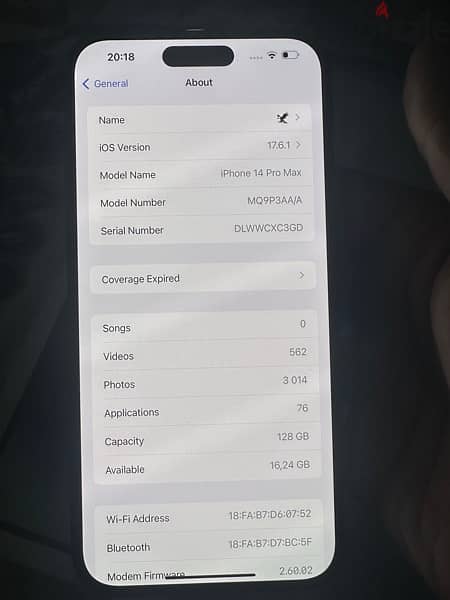 iPhone 14 Pro Max 128GB 4