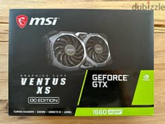 MSI GeForce GTX 1660 SUPER VENTUS XS OC 6GB 0