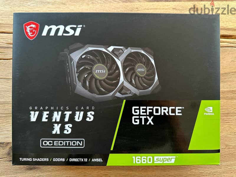 MSI GeForce GTX 1660 SUPER VENTUS XS OC 6GB 0