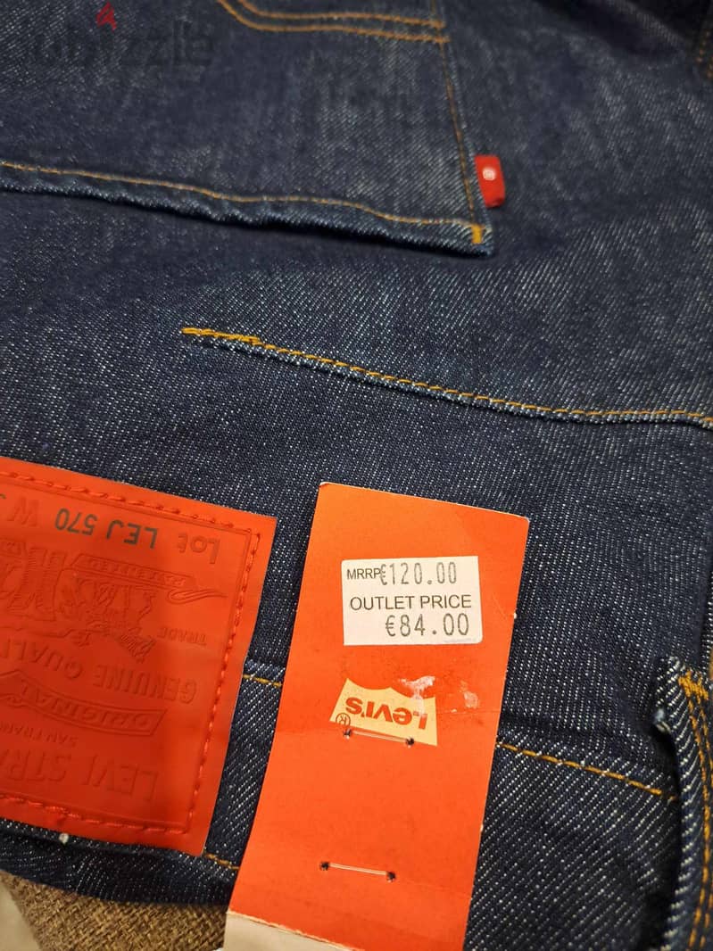 Levi's® 570 baggy taper lej engineered size w 34 L 30 New & Unused 6