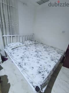 Just 1 week used new Bed & Mattress (180×200) king size ( Abuhalifa )