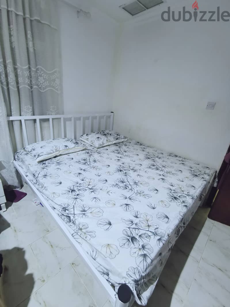 Just 1 week used new Bed & Mattress (180×200) king size ( Abuhalifa ) 0