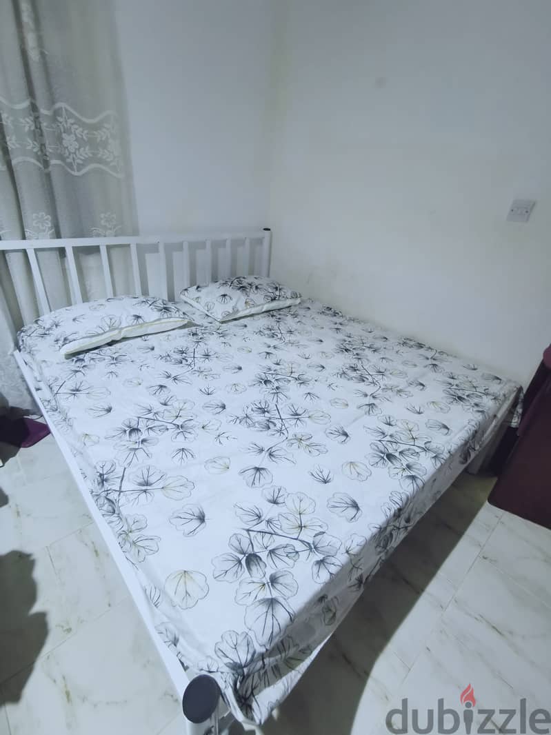 Just 1 week used new Bed & Mattress (180×200) king size ( Abuhalifa ) 1