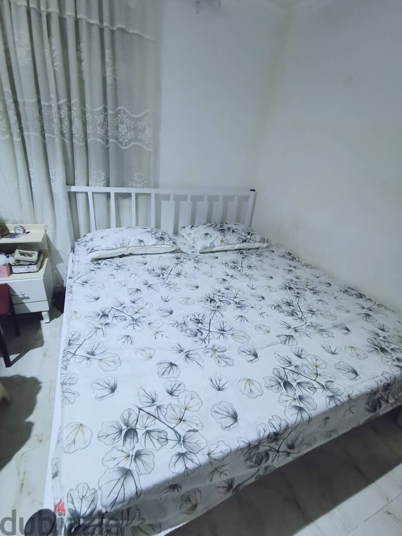 Just 1 week used new Bed & Mattress (180×200) king size ( Abuhalifa ) 2