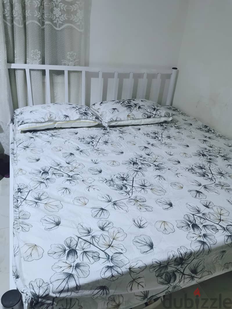 Just 1 week used new Bed & Mattress (180×200) king size ( Abuhalifa ) 3