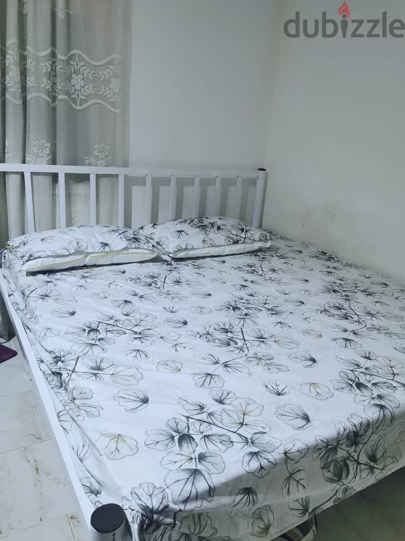 Just 1 week used new Bed & Mattress (180×200) king size ( Abuhalifa ) 4