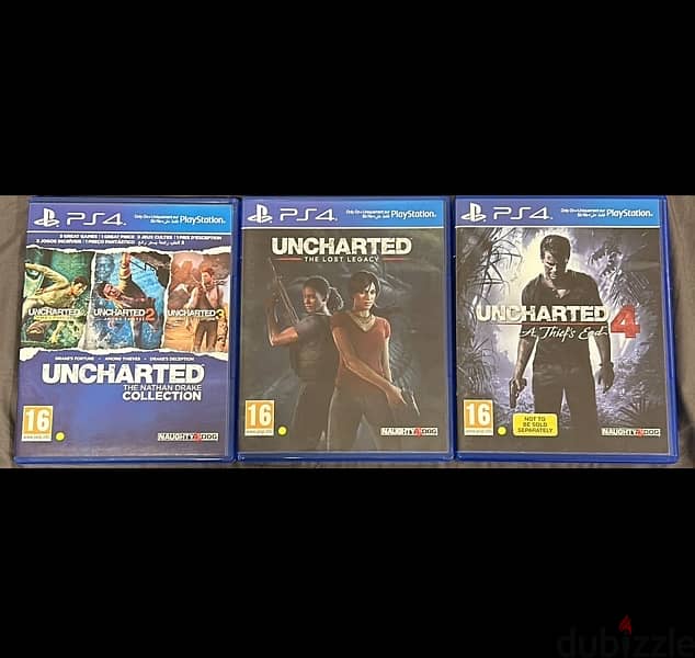 All Uncharted Titles Ps4/5 4