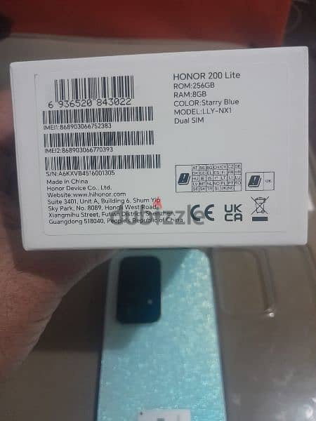 Honor 200 Lite for sale or allowance use two weeks 2