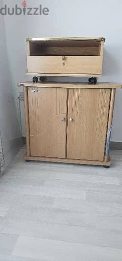 cupboard and side table