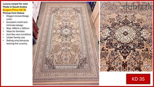 Luxury carpet for sale Made in Saudi Arabia