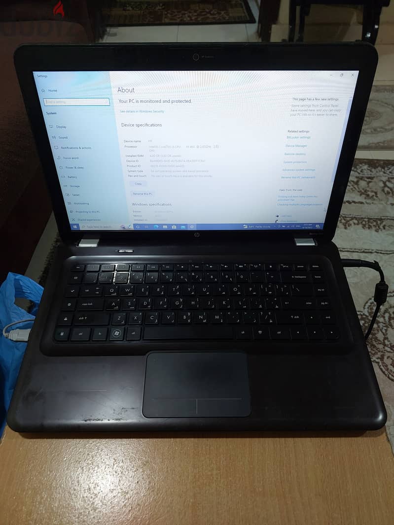 للبيع لاب توب اتش بى I5 HP Laptopمستعمل بحاله ممتازه 0