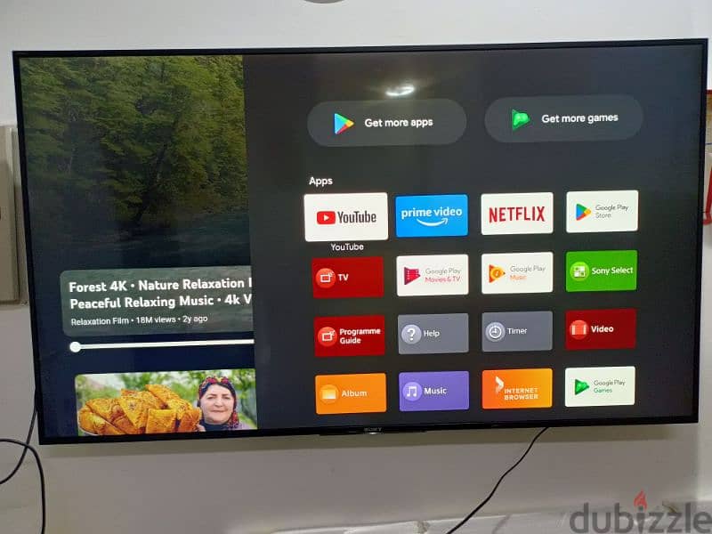 SONY BRAVIA 65 INCH ANDROID GOOGLE TV 4