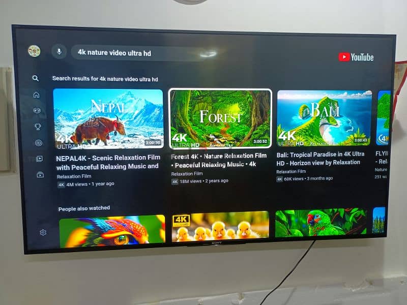 SONY BRAVIA 65 INCH ANDROID GOOGLE TV 6