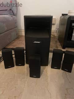 bose accoustimass 10 III withe 5 speakers and wires made in mexico