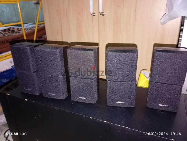 bose accoustimass 10 III withe 5 speakers and wires made in mexico 5