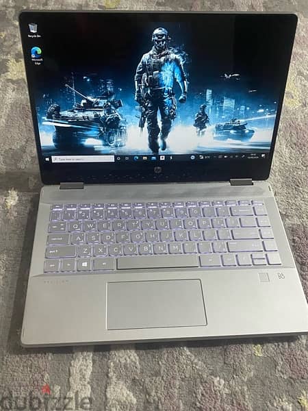 لابتوبhp الجيل العاشر core i5 500gb ssd 8gb ram 2gb graphics 2