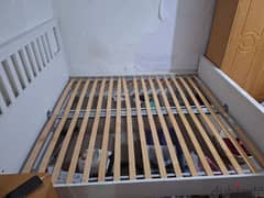 King size IKEA bed with mattres