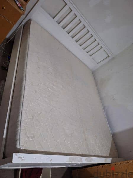 King size IKEA bed with mattres 1