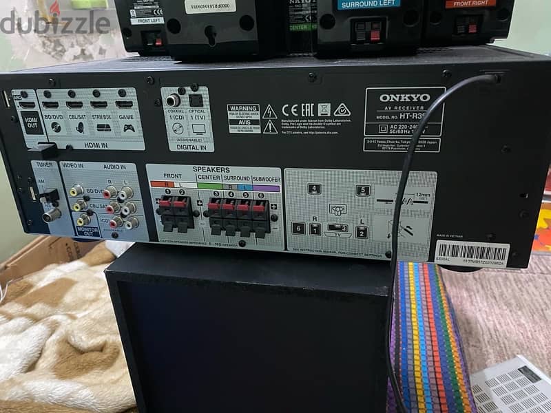 onkyo htr395 5.1 Bluetooth avr 1