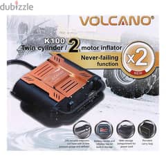 volcano k100 twin cylinder 2 motor inflator good condition