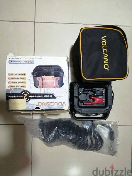 volcano k100 twin cylinder 2 motor inflator good condition 7