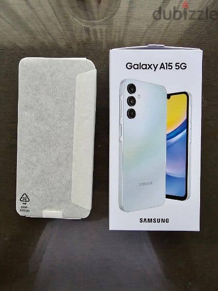 Samsung Galaxy A15.5G. with 4gb ram 128gb memory box cable all 0