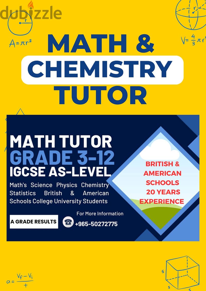 Math and science tutor in kuwait 1