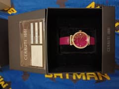 For sale is a Cerruti 1881crm 227 watch, used once or twice since