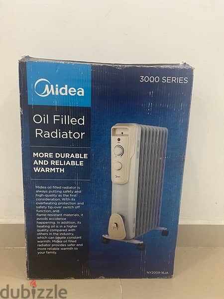 Midea oil heater (2000 watts ) New condition 1