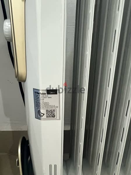 Midea oil heater (2000 watts ) New condition 7