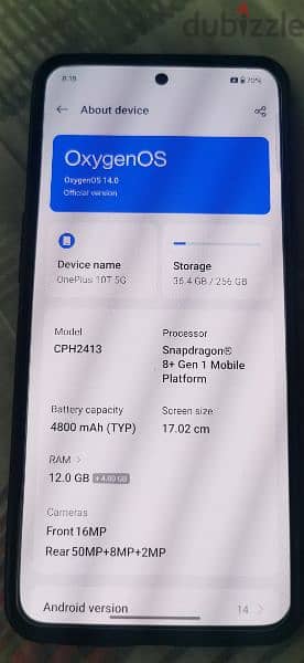 OnePlus 10t 5g (12gb 256gb ) 5