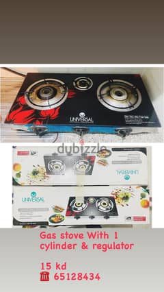 Gas stove with gas bottle for sell