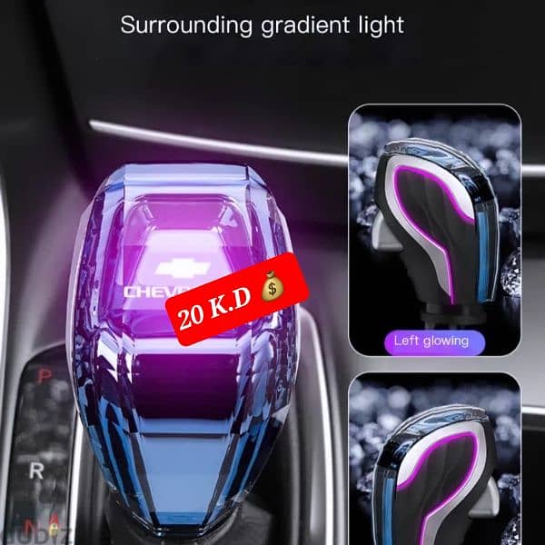 gear knob LED, Toyota, Honda, Chevrolet, مصابيح LED جانبية 10