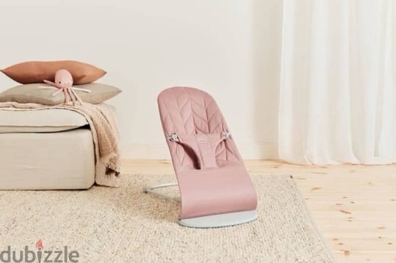 Babybjorn - Bliss Baby Bouncer - Dusty Pink used 3