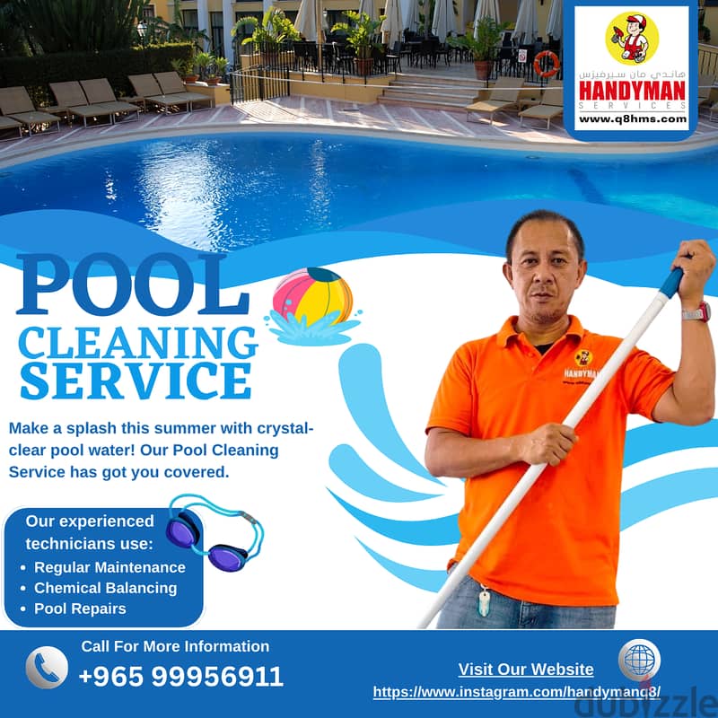 Swimming Pool Cleaning - Maintaining 1