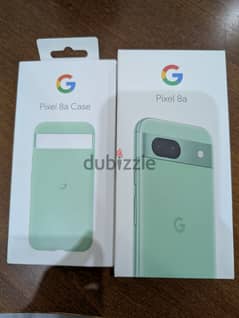 Google Pixel 8a 128 GB with Original cover (Green)