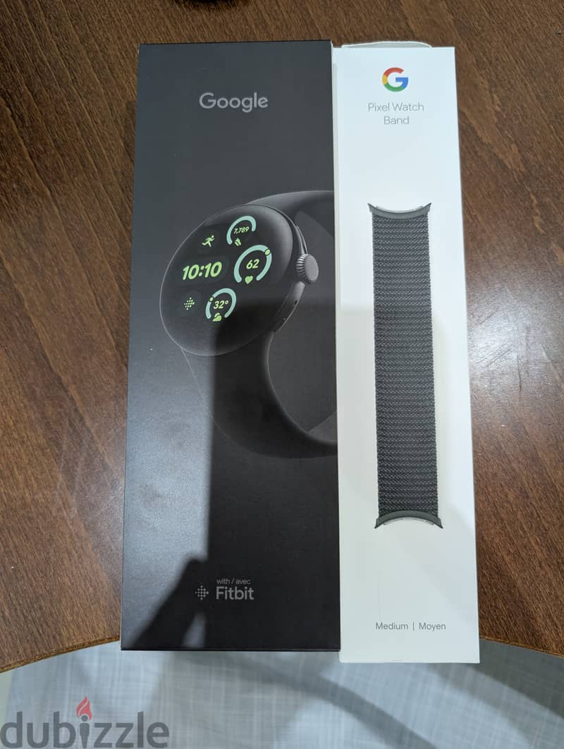 Pixel watch 3 size 41. black with extra original band. 0