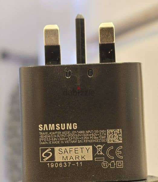 Samsung 25 Watt Charger Cable 1