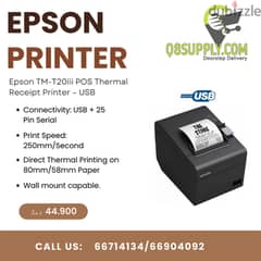 Epson POS Thermal Receipt Printer – USB