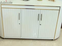 one table fridge and small table for sale