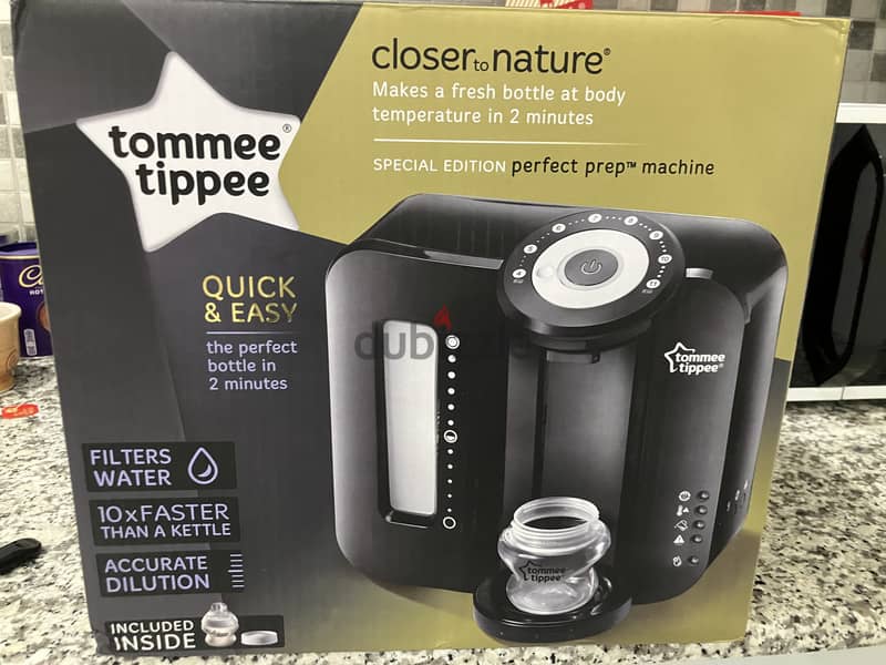 TOMMEE TIPPEE PERFECT PREP MILK MACHINE & MAM ANTI-COLIC FEED BOTTLES 8