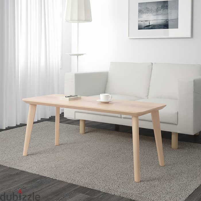 IKEA LISABO Coffee Table [Ash Veneer] 4