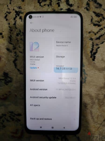 redmi note9 64gb 4gb good quality like new 3