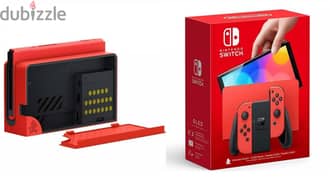 Nintendo Switch OLED Console - Mario Red 0