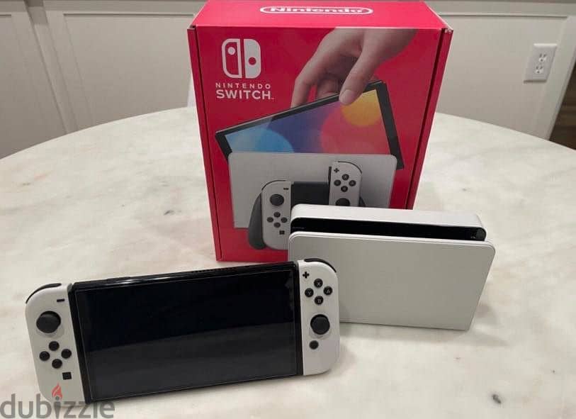 Nintendo Switch OLED Model HEG-001 Handheld Console - 64GB - White 2