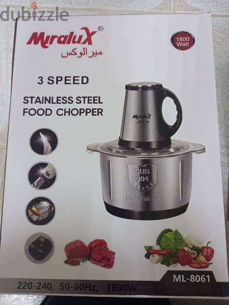 miralux 6L food chopper 0