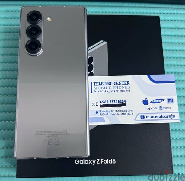 Samsung Galaxy Z fold 6 5G 256 GB Silver Shadow 1 week Used Only! 1