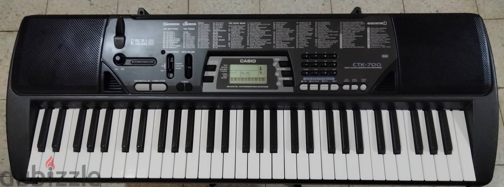 CASIO CTK-700 Microphone Jacking system Musical Keyboard for sale 1