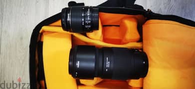 nikon and sigma cannan brand new zoom lence and stand 5 pcs sale 0